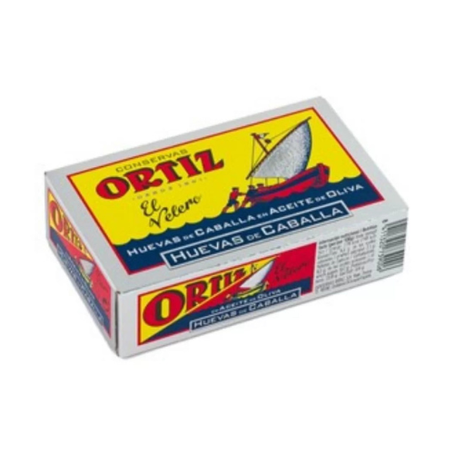 [2448] Huevas de Caballa en Aceite de Oliva - Conserva Ortiz